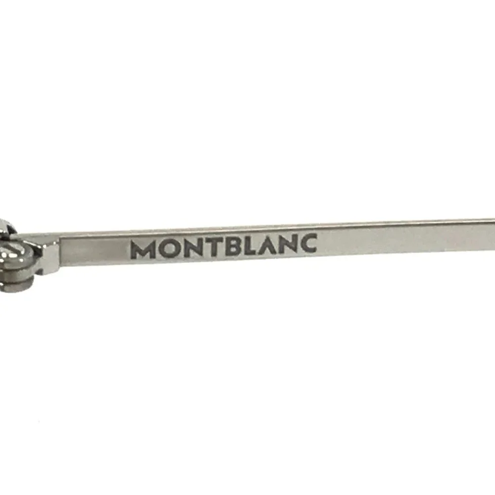 Montblanc Eyeglasses Frame MB0315OA 008 Clear Brown Silver Asian Fit 56-17-150